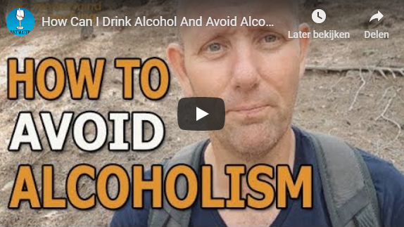 How can I drink alcohol and avoid alcoholism?