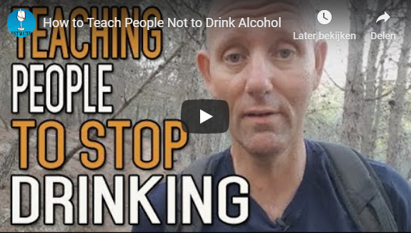 How to teach people not to drink alcohol?